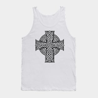 Traditional Celtic Cross - Vintage Faded Design Tank Top